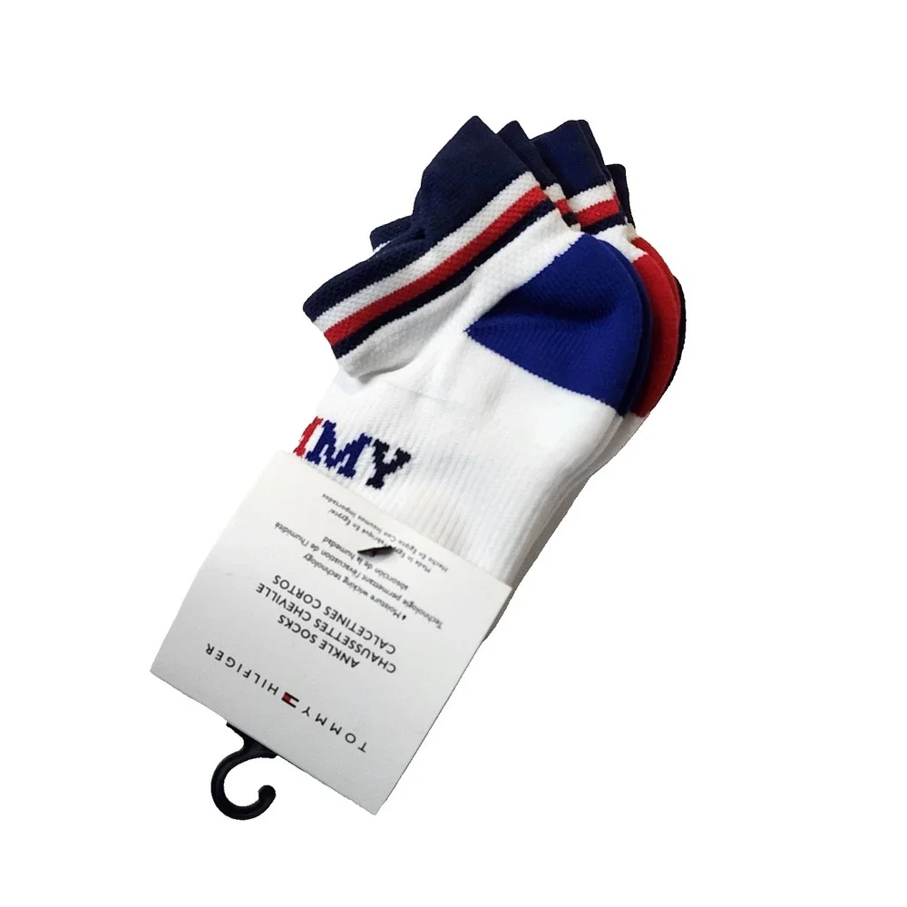 Tommy Hilfiger Kids Boys Ankle Socks Moisture Wicking Size Small‎ 9-11